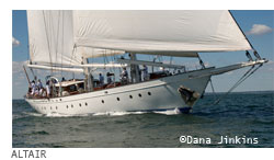 Photograph of the yacht Altair
