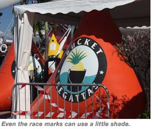 Photo of Bucket Regatta race marker