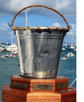 photograph of the Bucket Regatta trophy